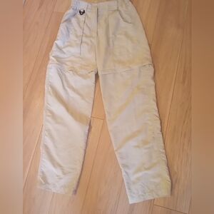 World Wide Sportsman high rise Tan convertible women pants - M